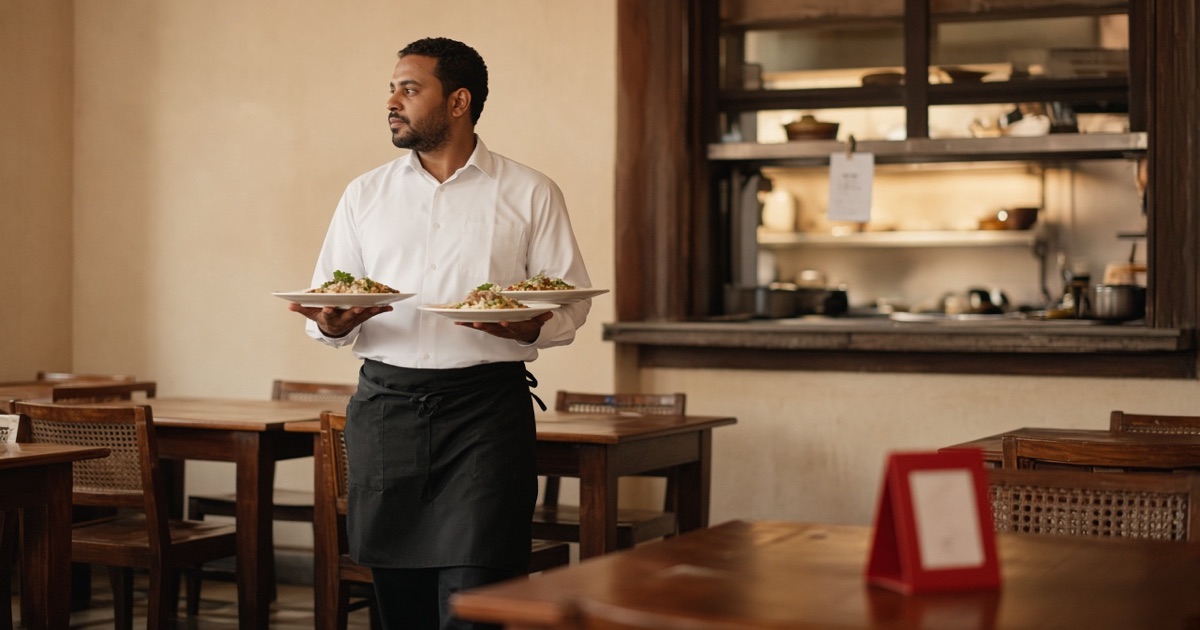 Table number on the ticket: so food does not get lost between floor and kitchen